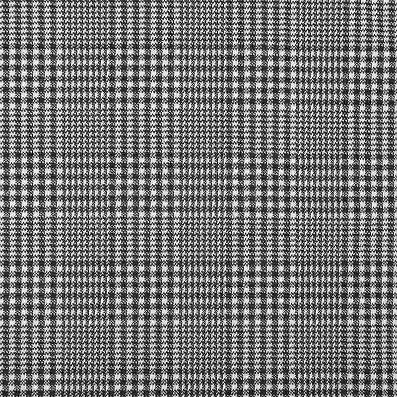 Tecido padrão jacquard preto e branco