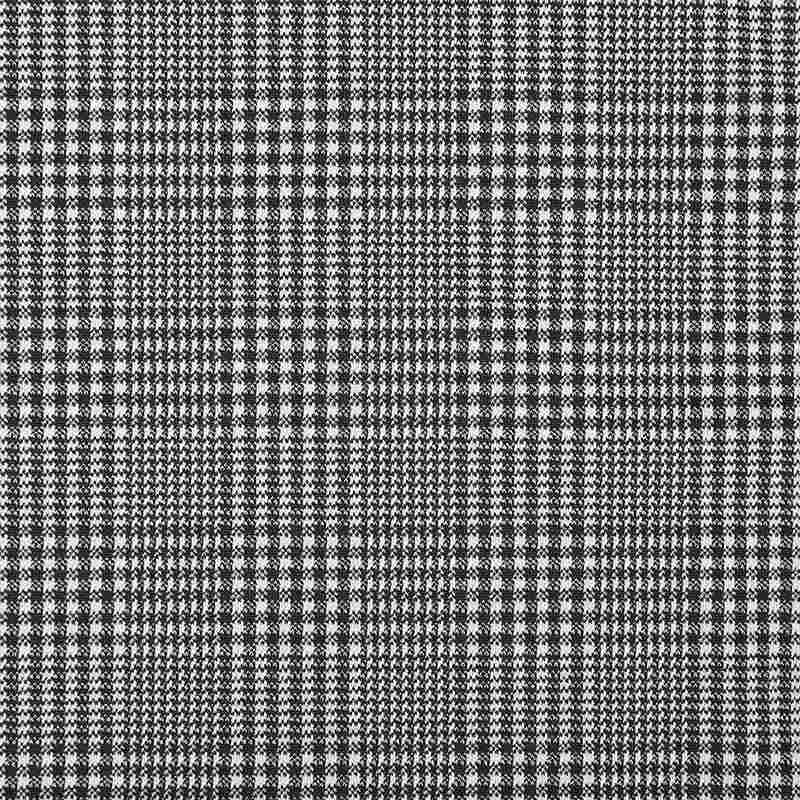 Tecido padrão jacquard preto e branco